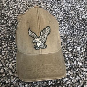 Khaki American Eagle Hat